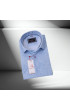 Slim Fit Kısa Kol Desenli Erkek Gömlek 3GMK311086001