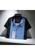 Slim Fit Kısa Kol Desenli Erkek Gömlek 3GMK311088006