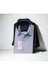 Slim Fit Kısa Kol Desenli Erkek Gömlek 3GMK311089002