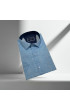 Slim Fit Kısa Kol Desenli Erkek Gömlek 3GMK311092001