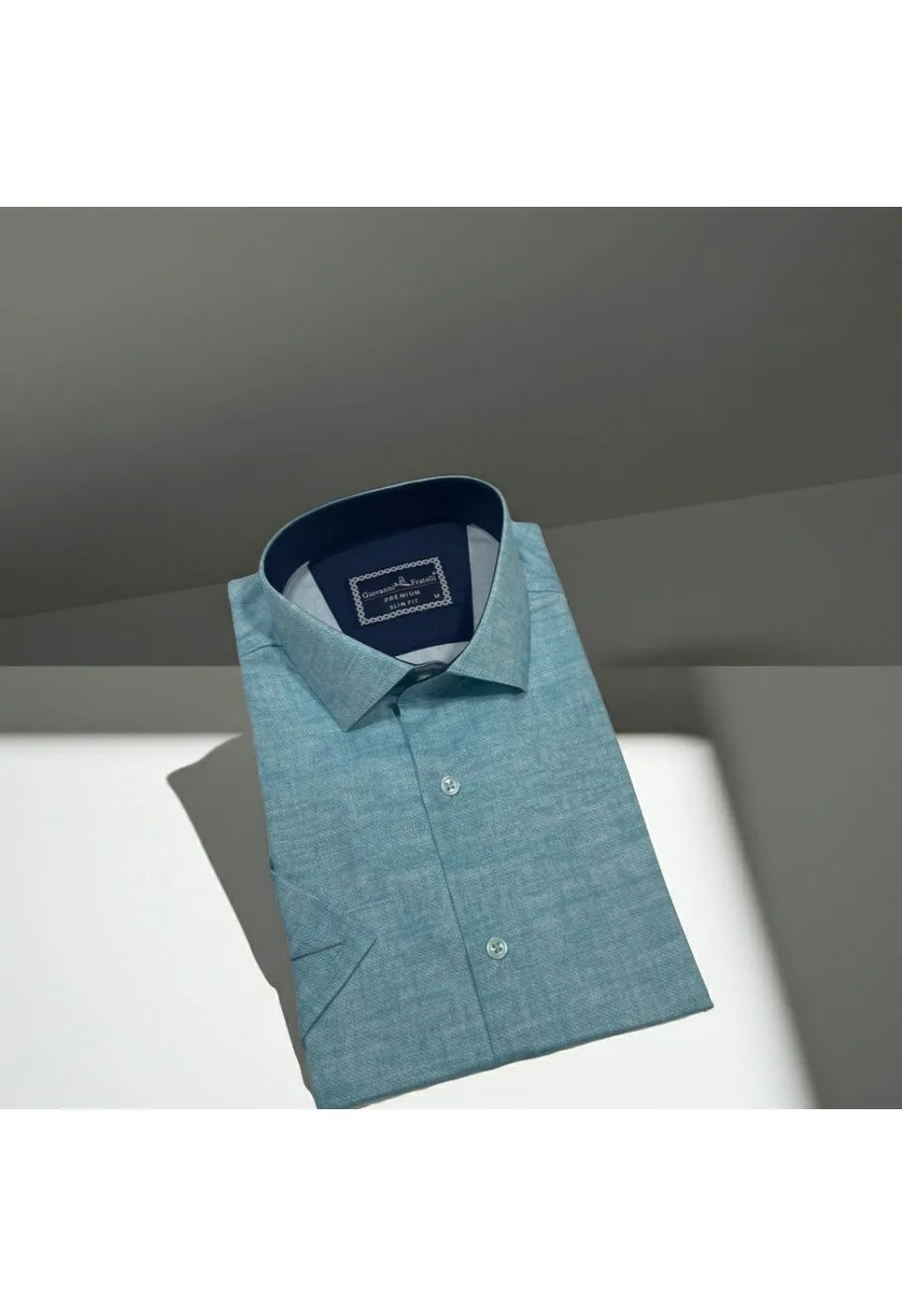 Slim Fit Kısa Kol Desenli Erkek Gömlek 3GMK311092006 - Giovanni Fratelli