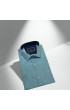 Slim Fit Kısa Kol Desenli Erkek Gömlek 3GMK311092006