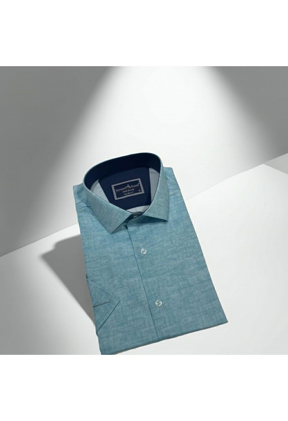 Slim Fit Kısa Kol Desenli Erkek Gömlek 3GMK311092006 - Giovanni Fratelli