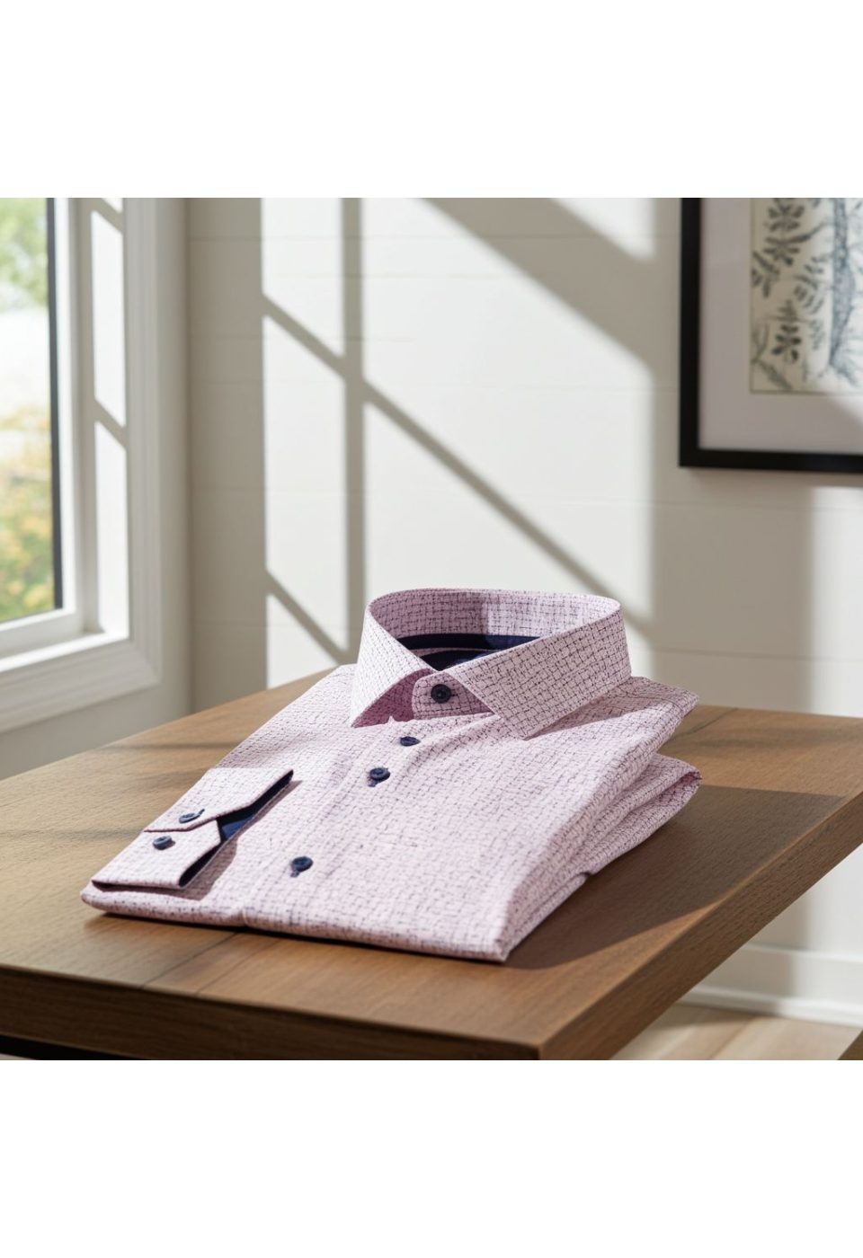 Slim Fit Uzun Kol Desenli Erkek Gömlek 3GMK311108003 - Giovanni Fratelli