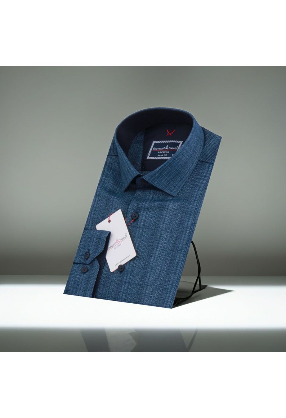 Slim Fit Uzun Kol Desenli Erkek Gömlek 3GMK321110003 - Giovanni Fratelli