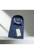 Slim Fit Kısa Kol Desenli Erkek Gömlek 3GMK351112006