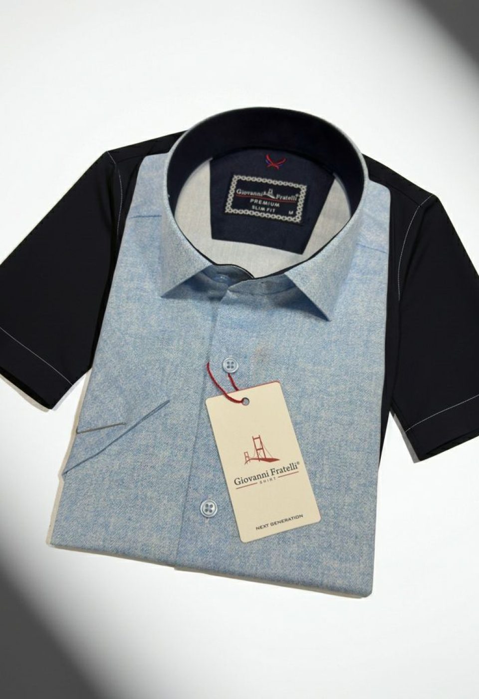 Slim Fit Kısa Kol Desenli Erkek Gömlek 3GMK361113004 Slim Fit Kısa Kol Desenli Erkek Gömlek 3GMK361113004