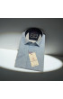 Slim Fit Kısa Kol Desenli Erkek Gömlek 3GMK361113004