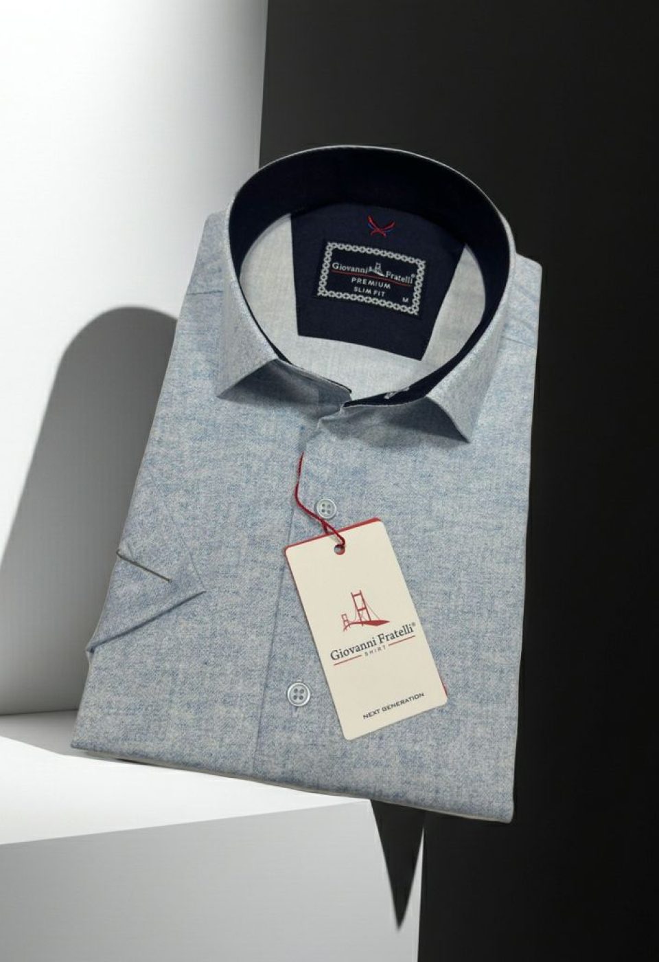 Slim Fit Kısa Kol Desenli Erkek Gömlek 3GMK361113007 Slim Fit Kısa Kol Desenli Erkek Gömlek 3GMK361113007