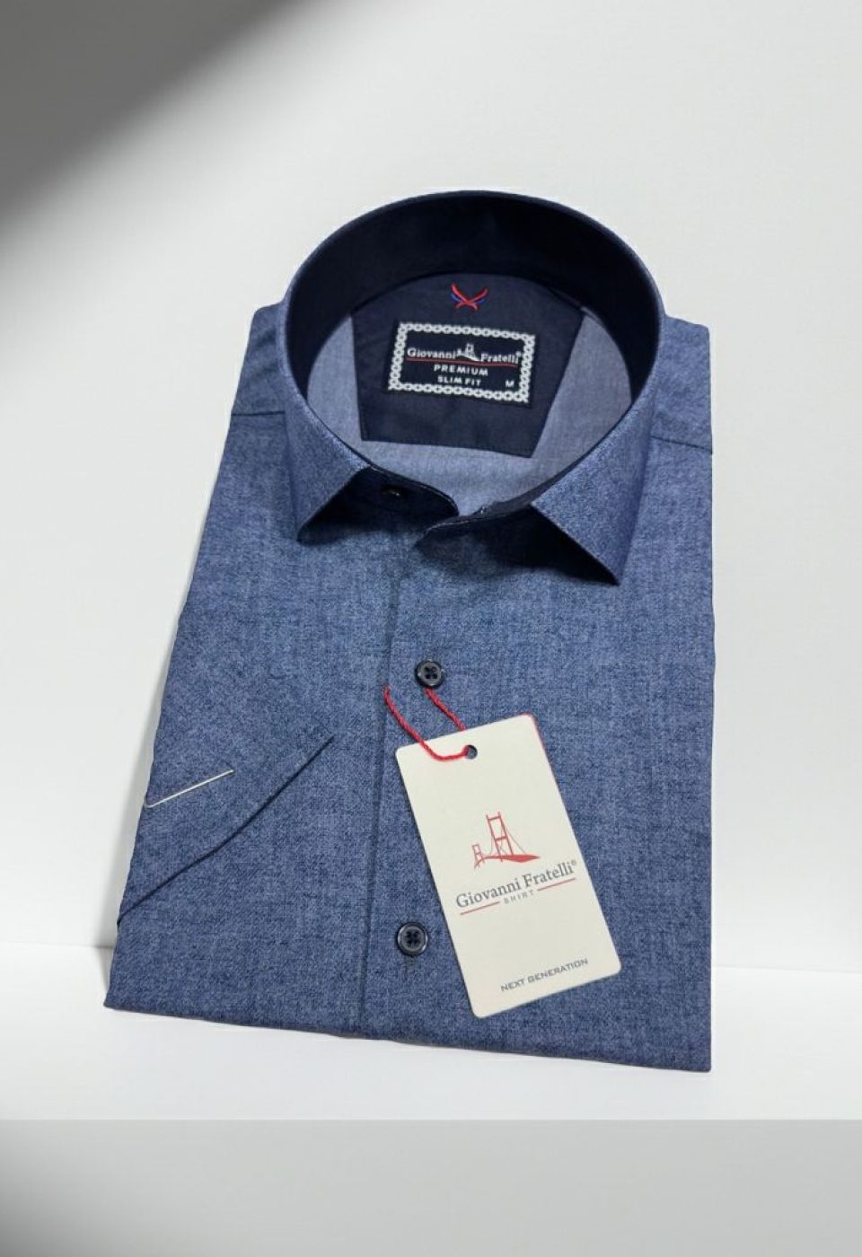 Slim Fit Kısa Kol Desenli Erkek Gömlek 3GMK361113009 Slim Fit Kısa Kol Desenli Erkek Gömlek 3GMK361113009