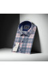 Slim Fit Kısa Kol Desenli Erkek Gömlek 3GMK311124003