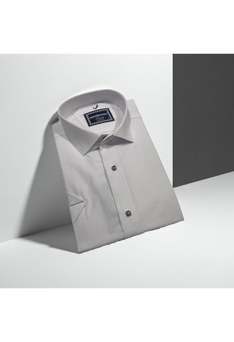 Slim Fit Kısa Kol Desenli Erkek Gömlek 3GMK311127003 - Giovanni Fratelli