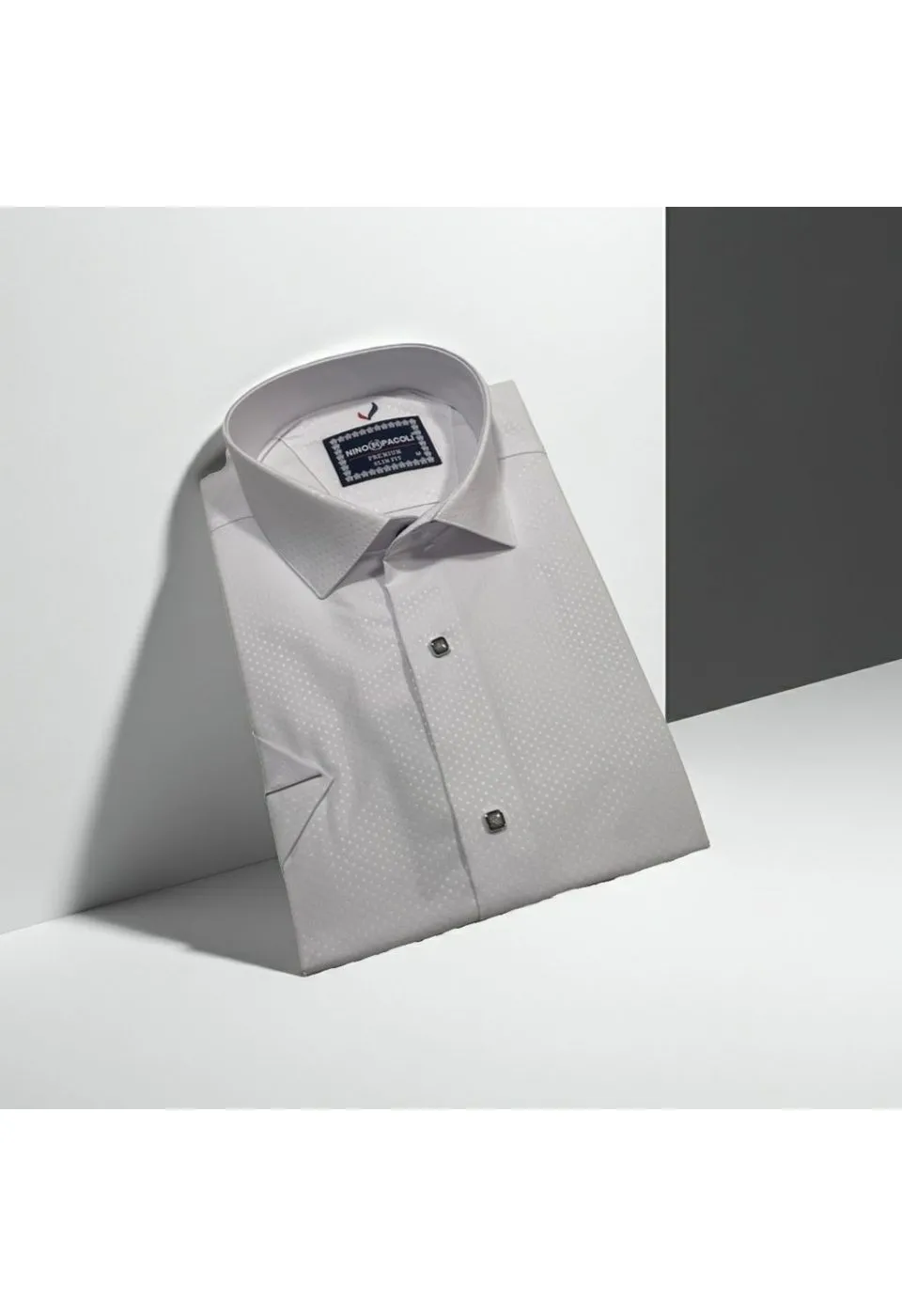 Slim Fit Kısa Kol Desenli Erkek Gömlek 3GMK311127003 - Giovanni Fratelli