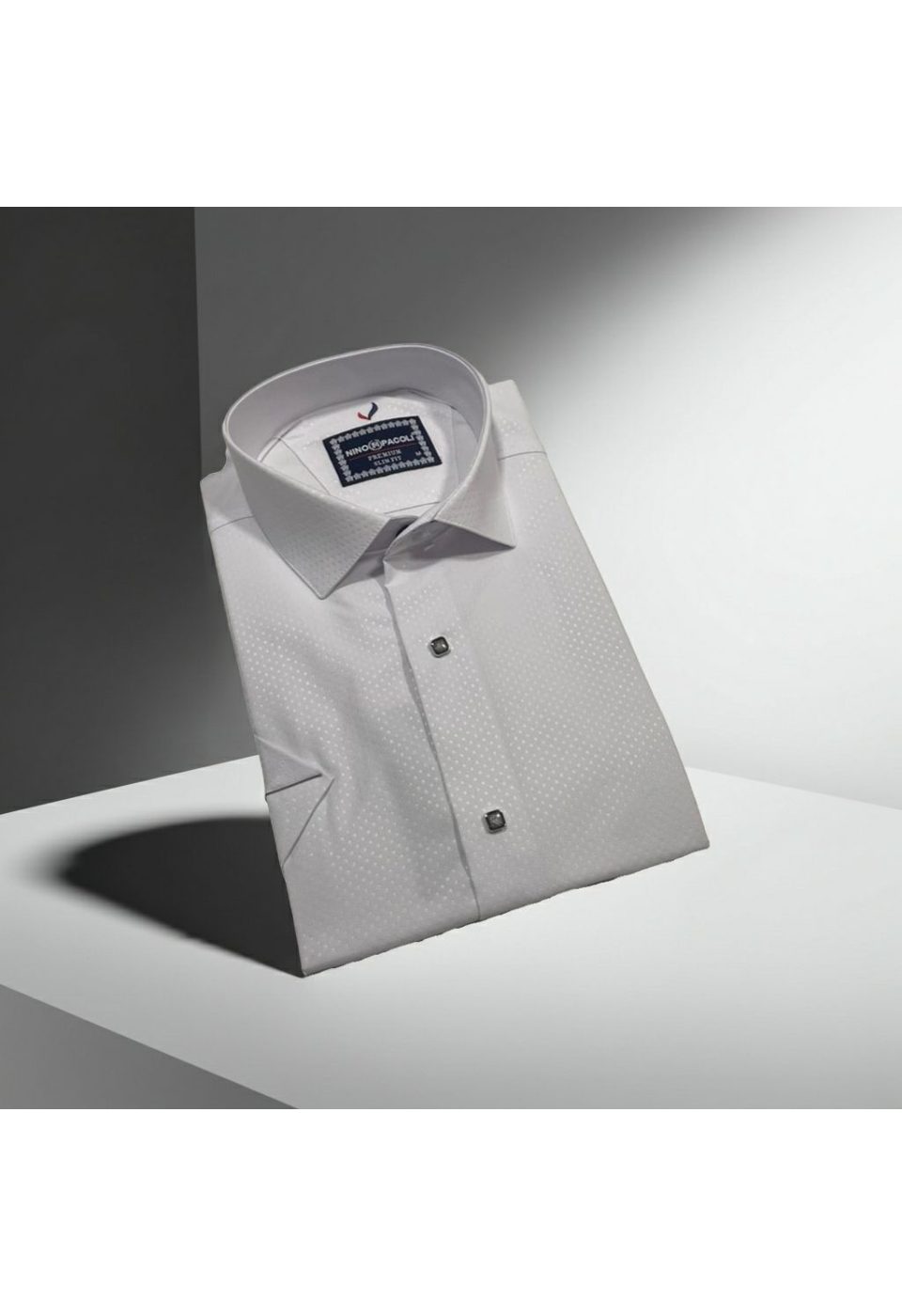 Slim Fit Kısa Kol Desenli Erkek Gömlek 3GMK311127003 - Giovanni Fratelli