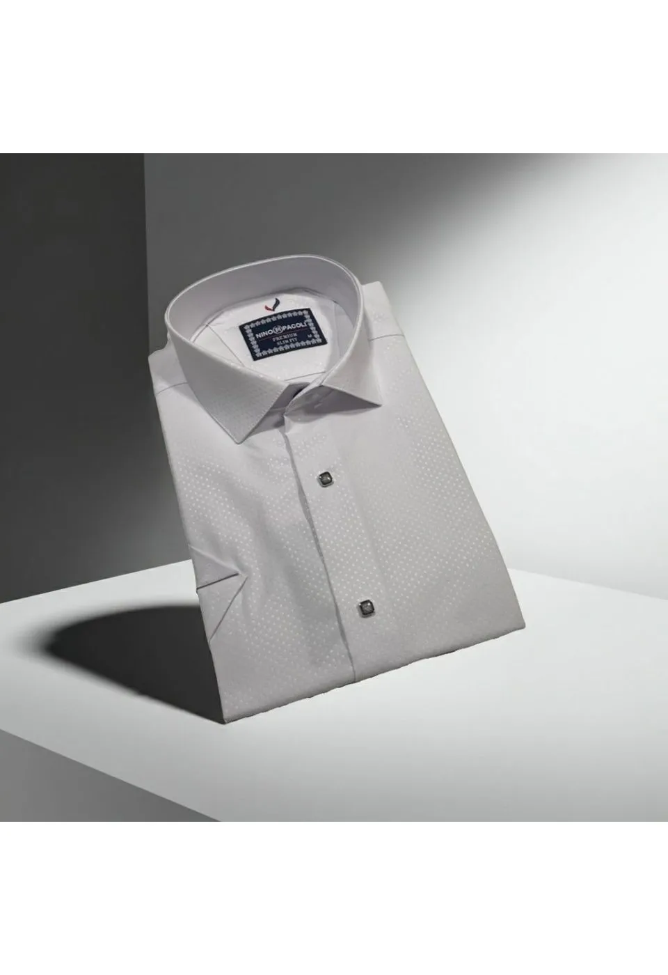 Slim Fit Kısa Kol Desenli Erkek Gömlek 3GMK311127003 - Giovanni Fratelli