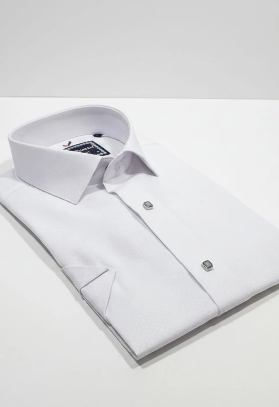 Slim Fit Kısa Kol Desenli Erkek Gömlek 3GMK311127003 - Giovanni Fratelli