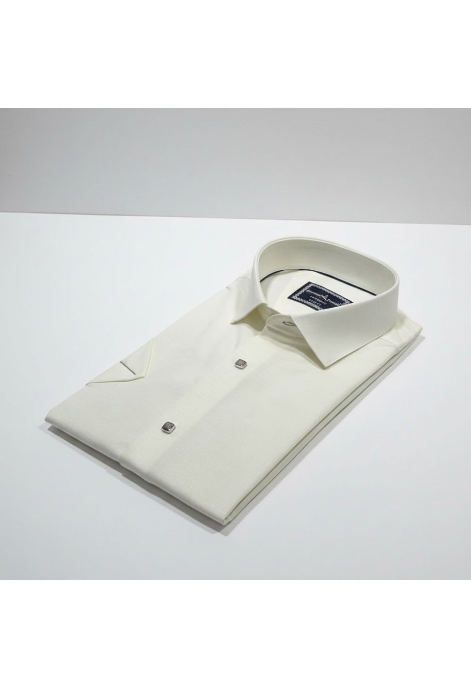 Slim Fit Kısa Kol Desenli Erkek Gömlek 3GMK311128002 - Giovanni Fratelli