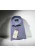 Slim Fit Kısa Kol Desenli Erkek Gömlek 3GMK321134004