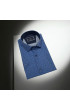 Slim Fit Kısa Kol Desenli Erkek Gömlek 3GMK321137004