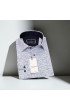 Slim Fit Uzun Kol Desenli Erkek Gömlek 3GMK311138001