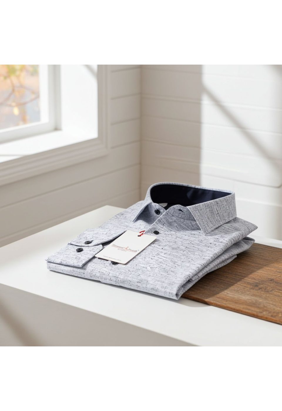 Slim Fit Uzun Kol Desenli Erkek Gömlek 3GMK311138001 - Giovanni Fratelli