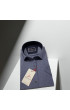 Slim Fit Kısa Kol Desenli Erkek Gömlek 3GMK321139003