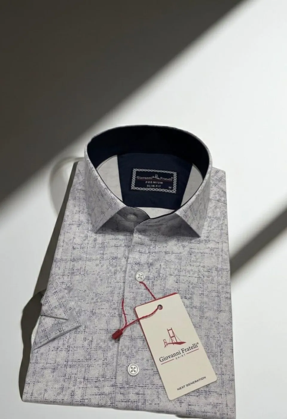 Slim Fit Kısa Kol Desenli Erkek Gömlek 3GMK321140001 Slim Fit Kısa Kol Desenli Erkek Gömlek 3GMK321140001