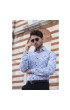 Slim Fit Uzun Kol Desenli Erkek Gömlek 3GMK311140001 Slim Fit Uzun Kol Desenli Erkek Gömlek 3GMK311140001