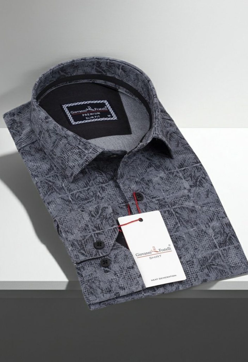 Slim Fit Uzun Kol Desenli Erkek Gömlek 3GMK311140008 Slim Fit Uzun Kol Desenli Erkek Gömlek 3GMK311140008