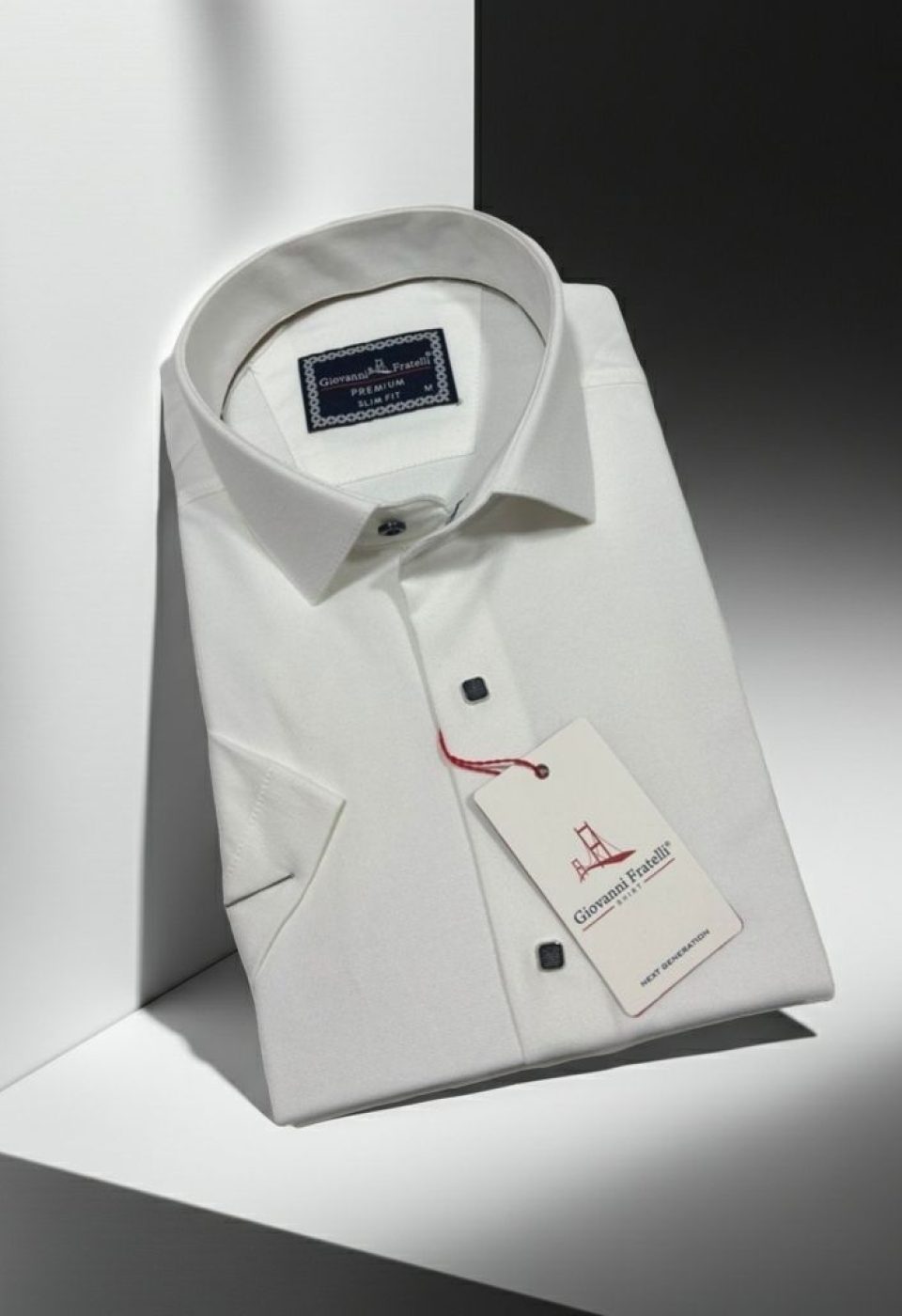 Slim Fit Kısa Kol Armürlü Jakar Erkek Gömlek 3GMK321145002