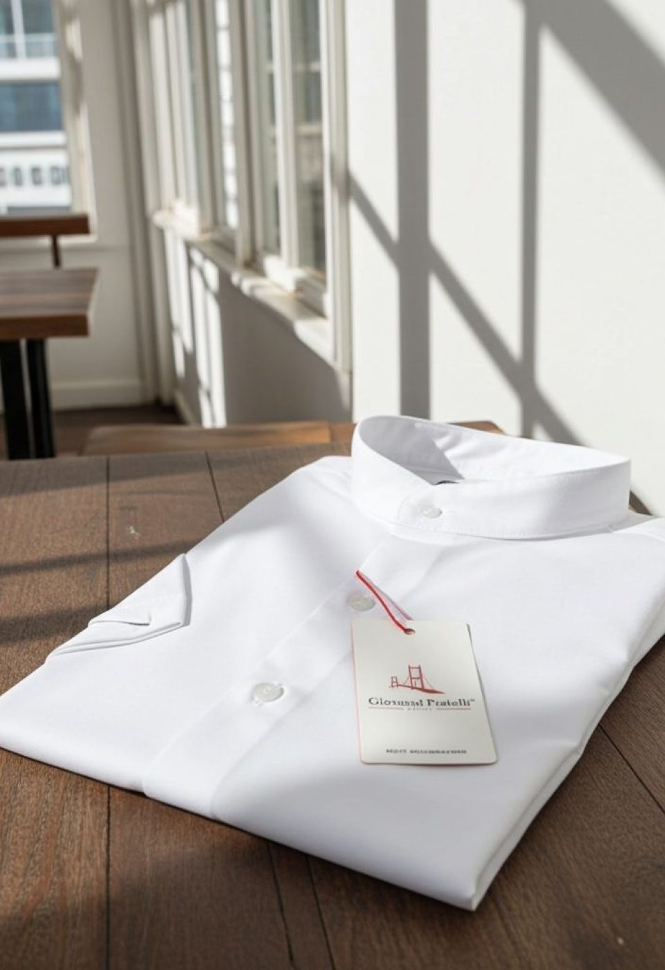 Slim Fit Kısa Kol Armürlü Jakar Haki Yaka Erkek Gömlek 3GMK321148001 - Giovanni Fratelli