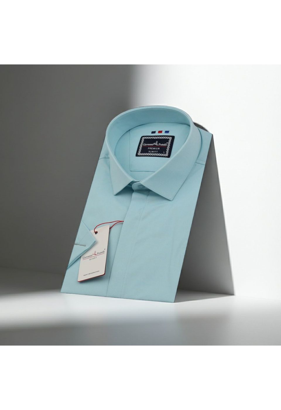 Slim Fit Kısa Kol Düz Renk Oxford Erkek Gömlek 3GMK311169004 - Giovanni Fratelli