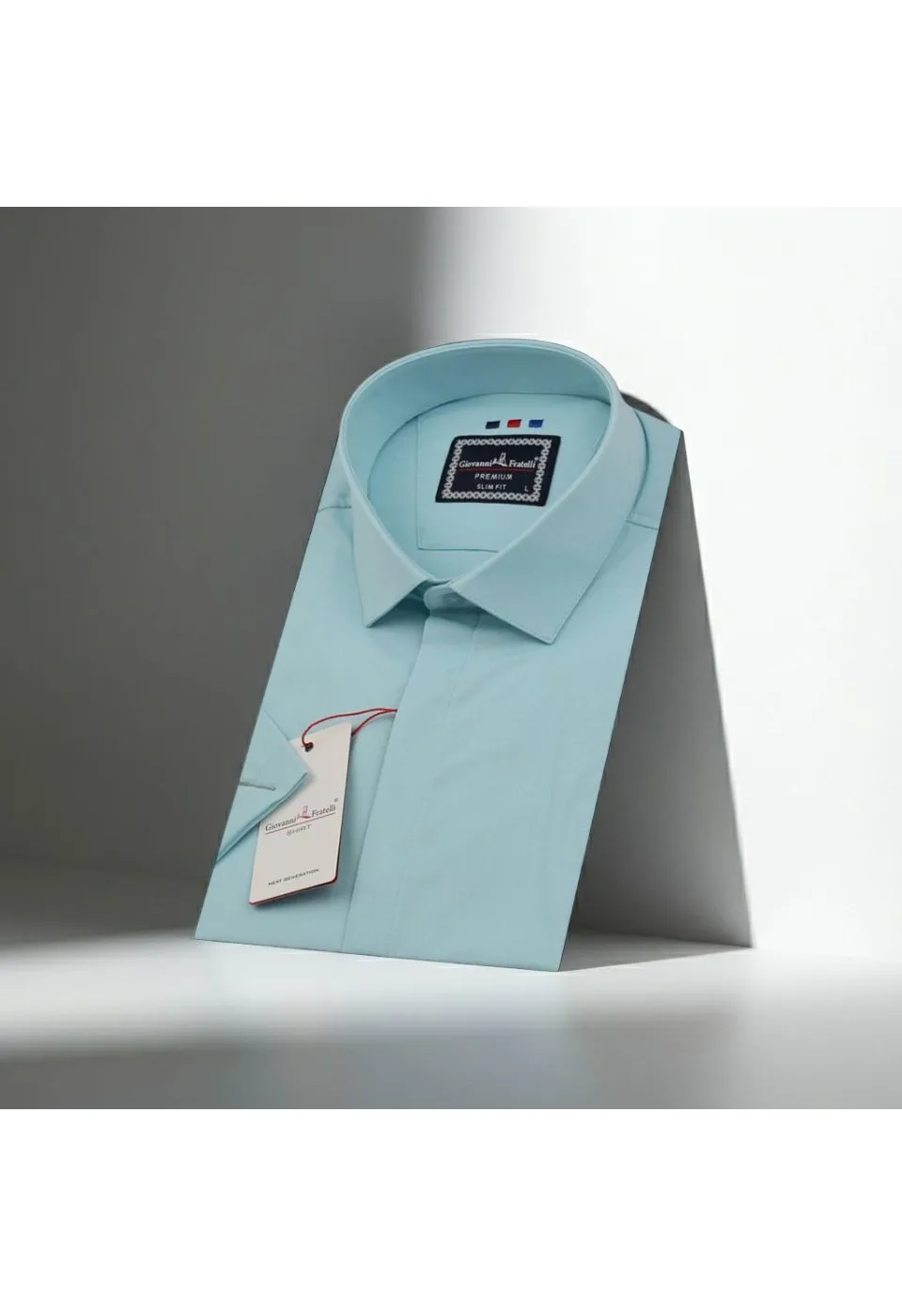 Slim Fit Kısa Kol Düz Renk Oxford Erkek Gömlek 3GMK311169004 - Giovanni Fratelli