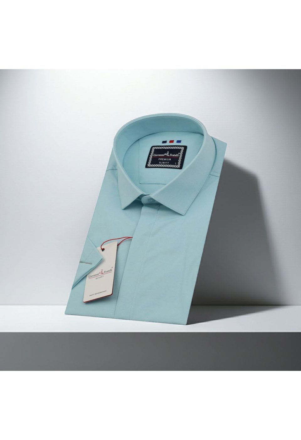 Slim Fit Kısa Kol Düz Renk Oxford Erkek Gömlek 3GMK311169004 - Giovanni Fratelli