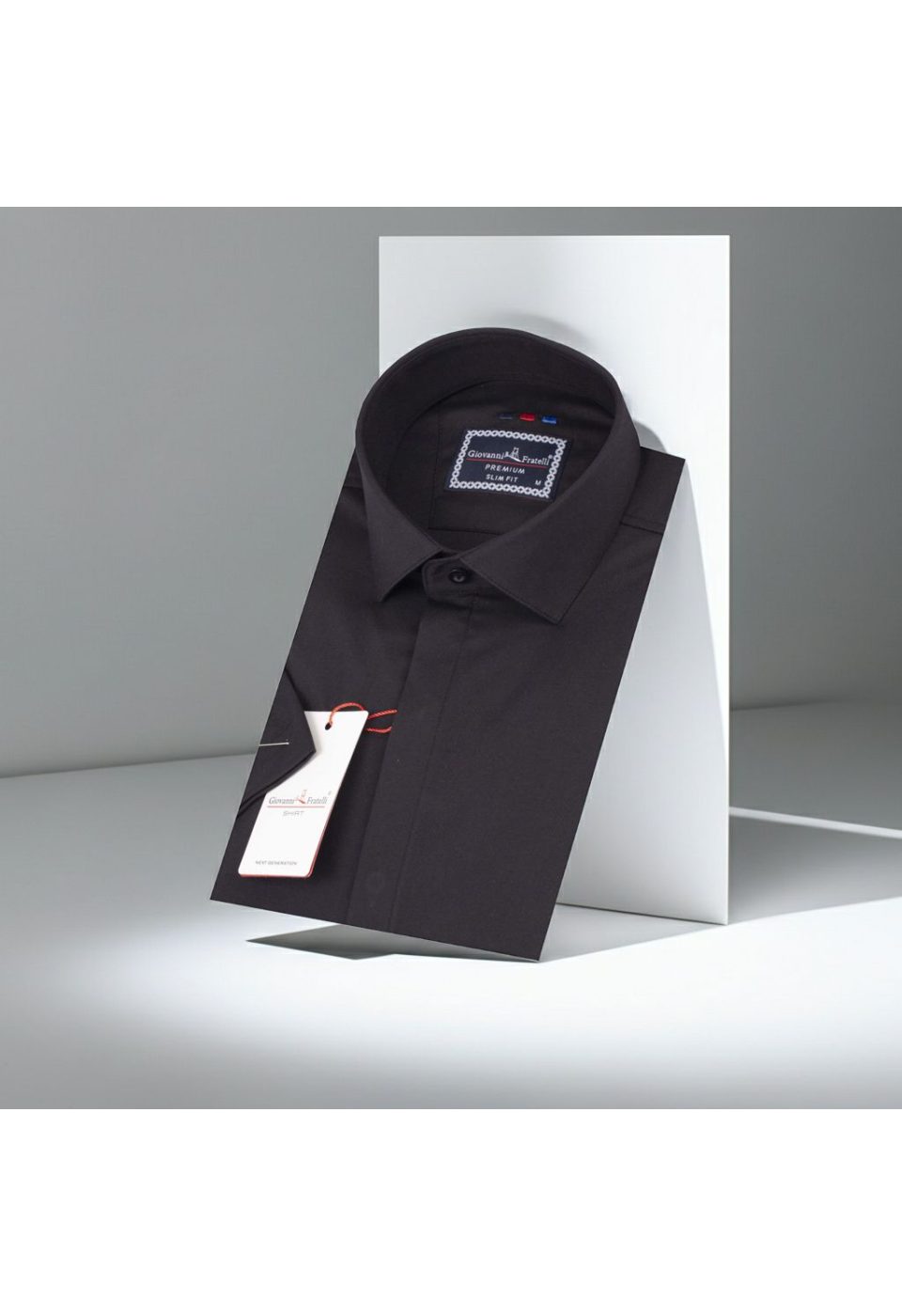 Slim Fit Kısa Kol Düz Renk Oxford Erkek Gömlek 3GMK311169005 - Giovanni Fratelli