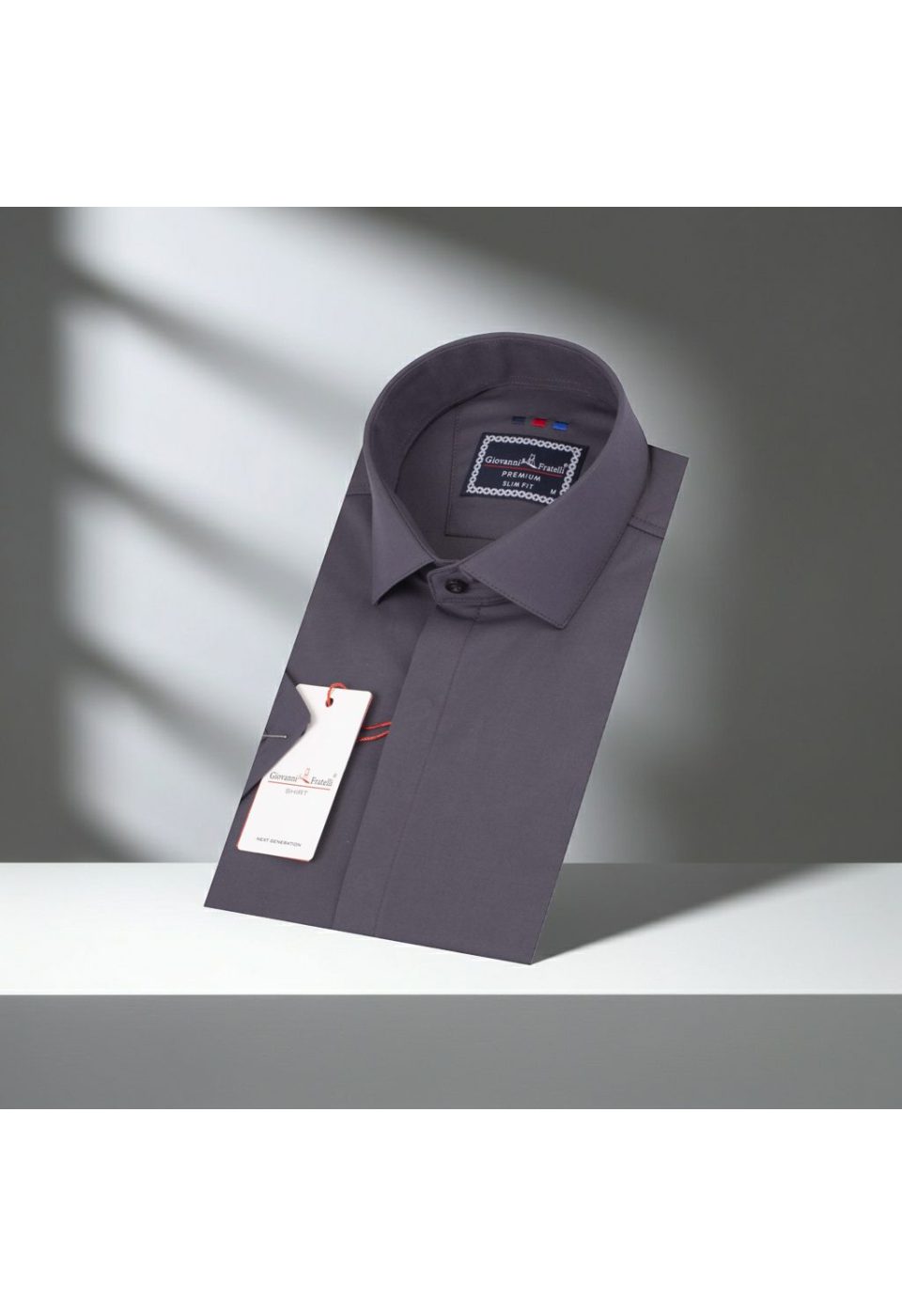 Slim Fit Kısa Kol Düz Renk Oxford Erkek Gömlek 3GMK311169008 - Giovanni Fratelli