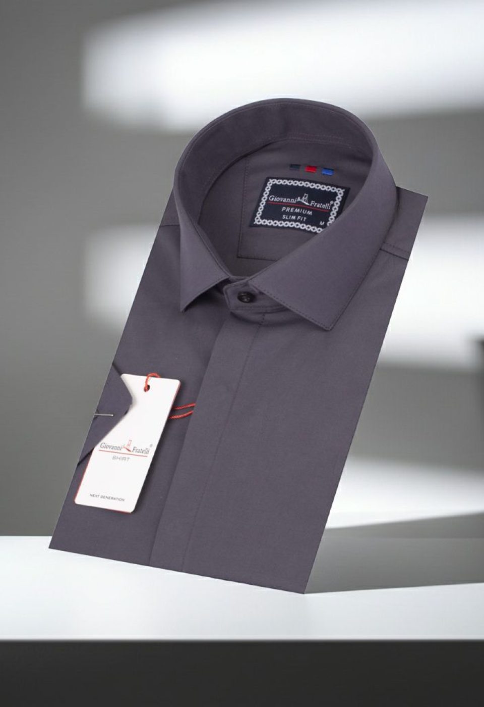 Slim Fit Kısa Kol Düz Renk Oxford Erkek Gömlek 3GMK311169008