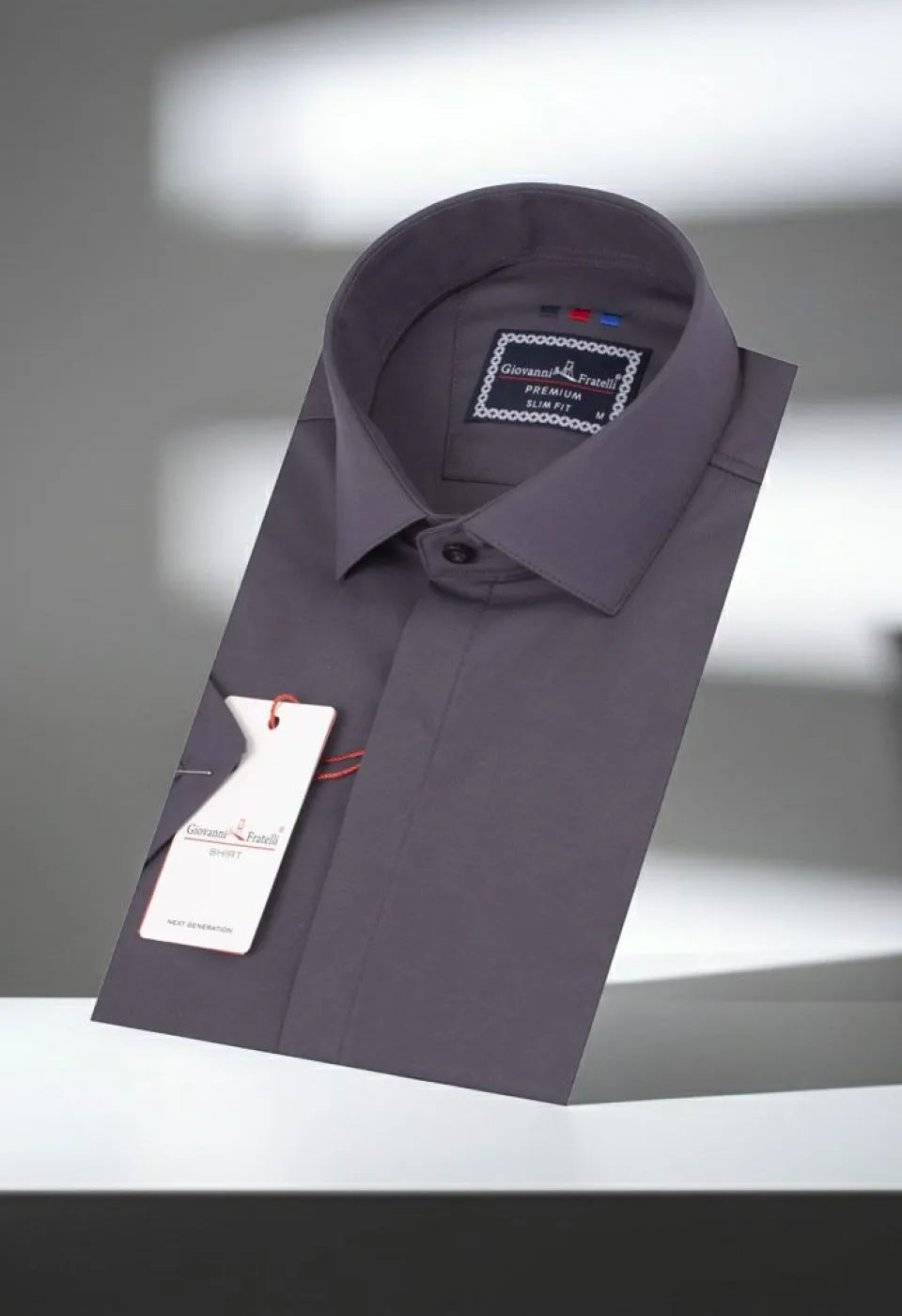 Slim Fit Kısa Kol Düz Renk Oxford Erkek Gömlek 3GMK311169008
