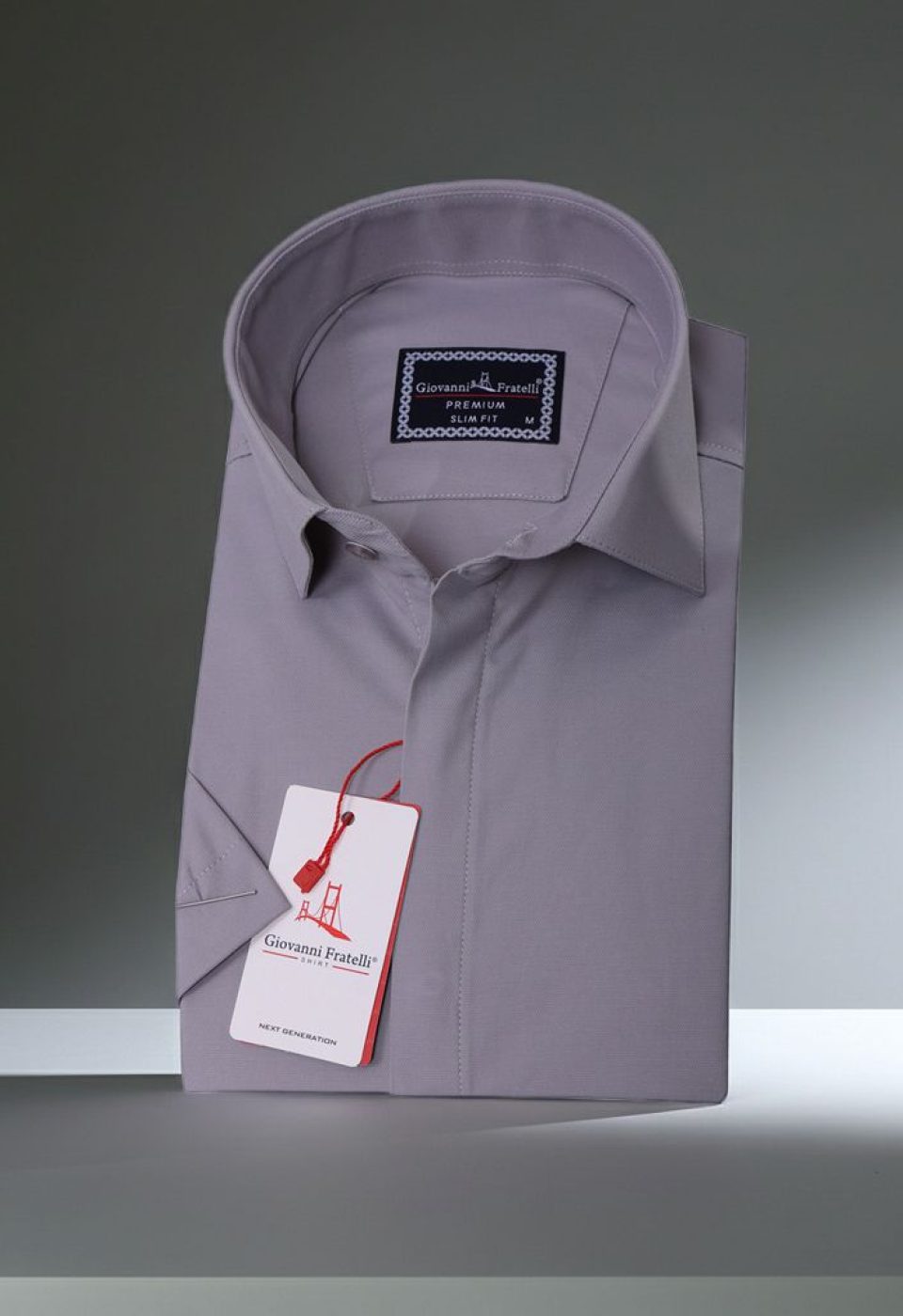 Slim Fit Kısa Kol Düz Renk Oxford Erkek Gömlek 3GMK311169011