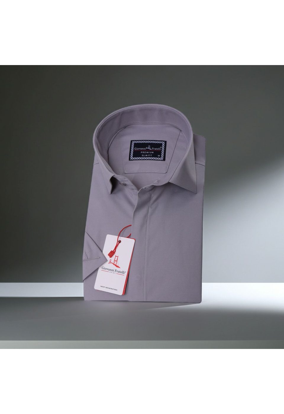 Slim Fit Kısa Kol Düz Renk Oxford Erkek Gömlek 3GMK311169011 - Giovanni Fratelli