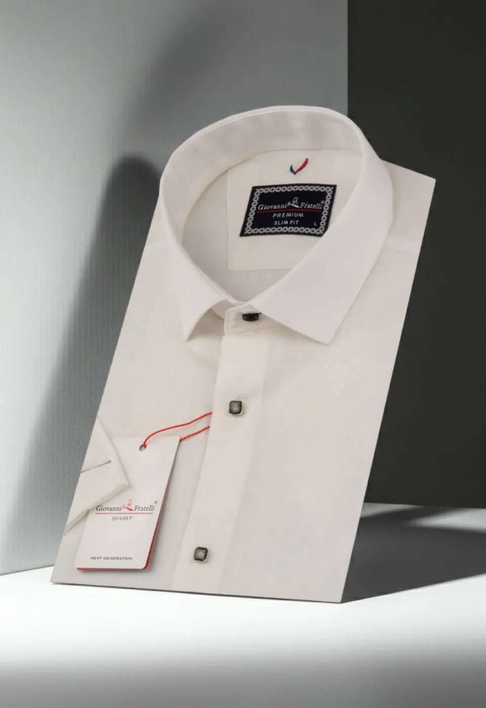 Slim Fit Kısa Kol Düz Renk Erkek Gömlek 3GMK311171002
