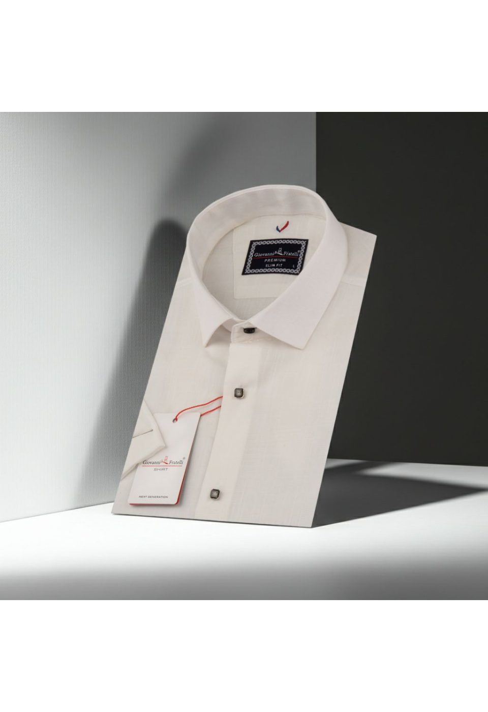 Slim Fit Kısa Kol Düz Renk Erkek Gömlek 3GMK311171002 - Giovanni Fratelli