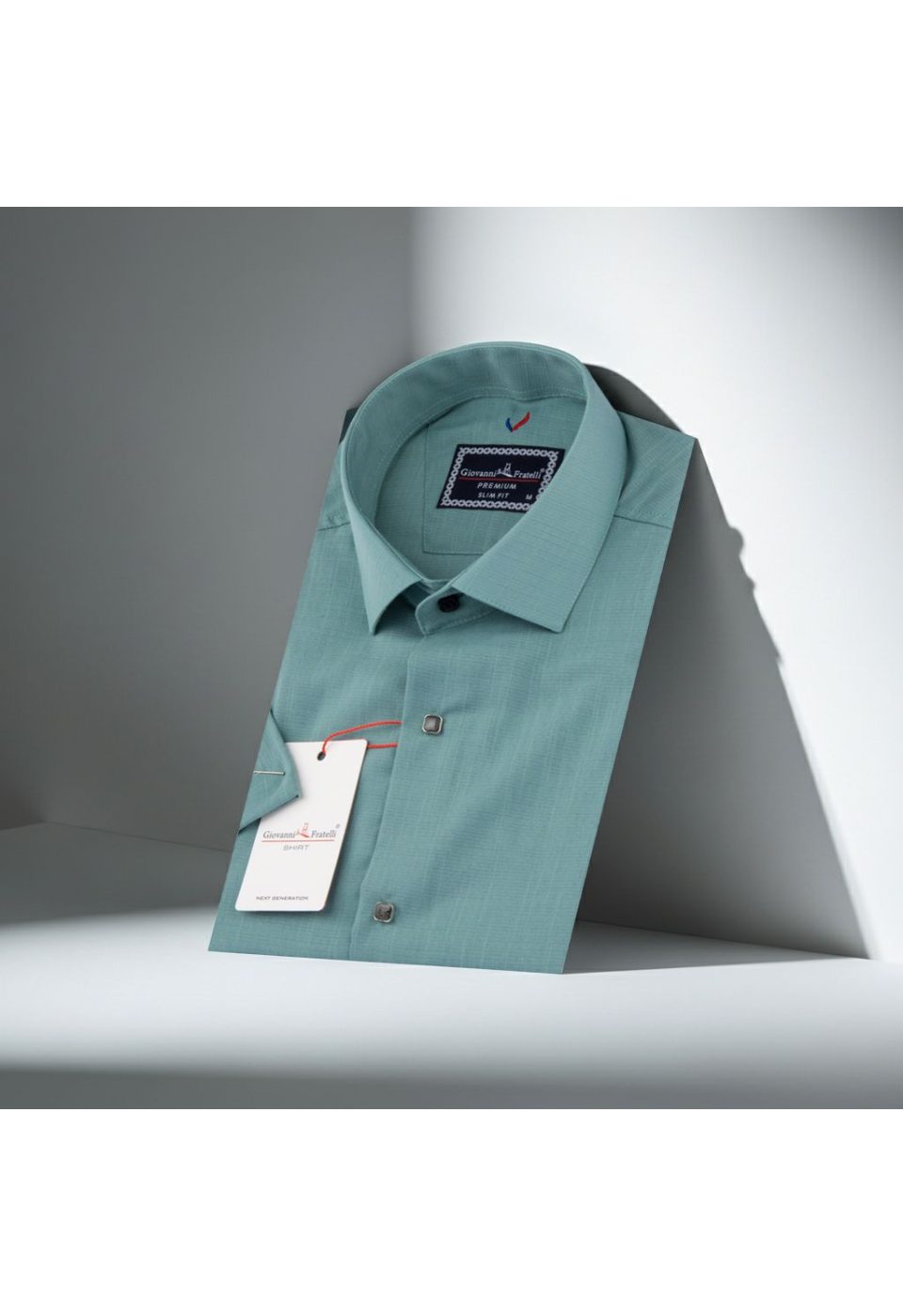 Slim Fit Kısa Kol Düz Renk Erkek Gömlek 3GMK311171004 - Giovanni Fratelli