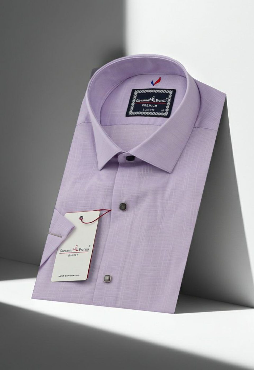 Slim Fit Kısa Kol Düz Renk Erkek Gömlek 3GMK311171006