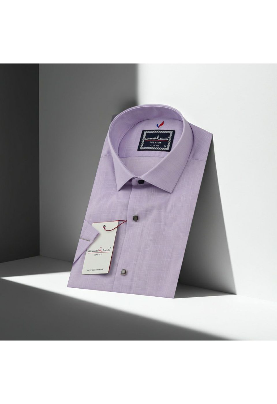 Slim Fit Kısa Kol Düz Renk Erkek Gömlek 3GMK311171006 - Giovanni Fratelli