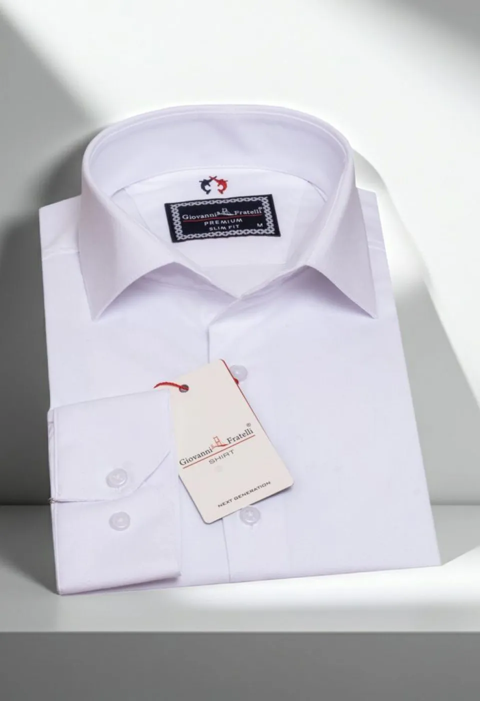 Slim Fit Uzun Kol Düz Renk Oxford Erkek Gömlek 3GMK321171001 - Giovanni Fratelli