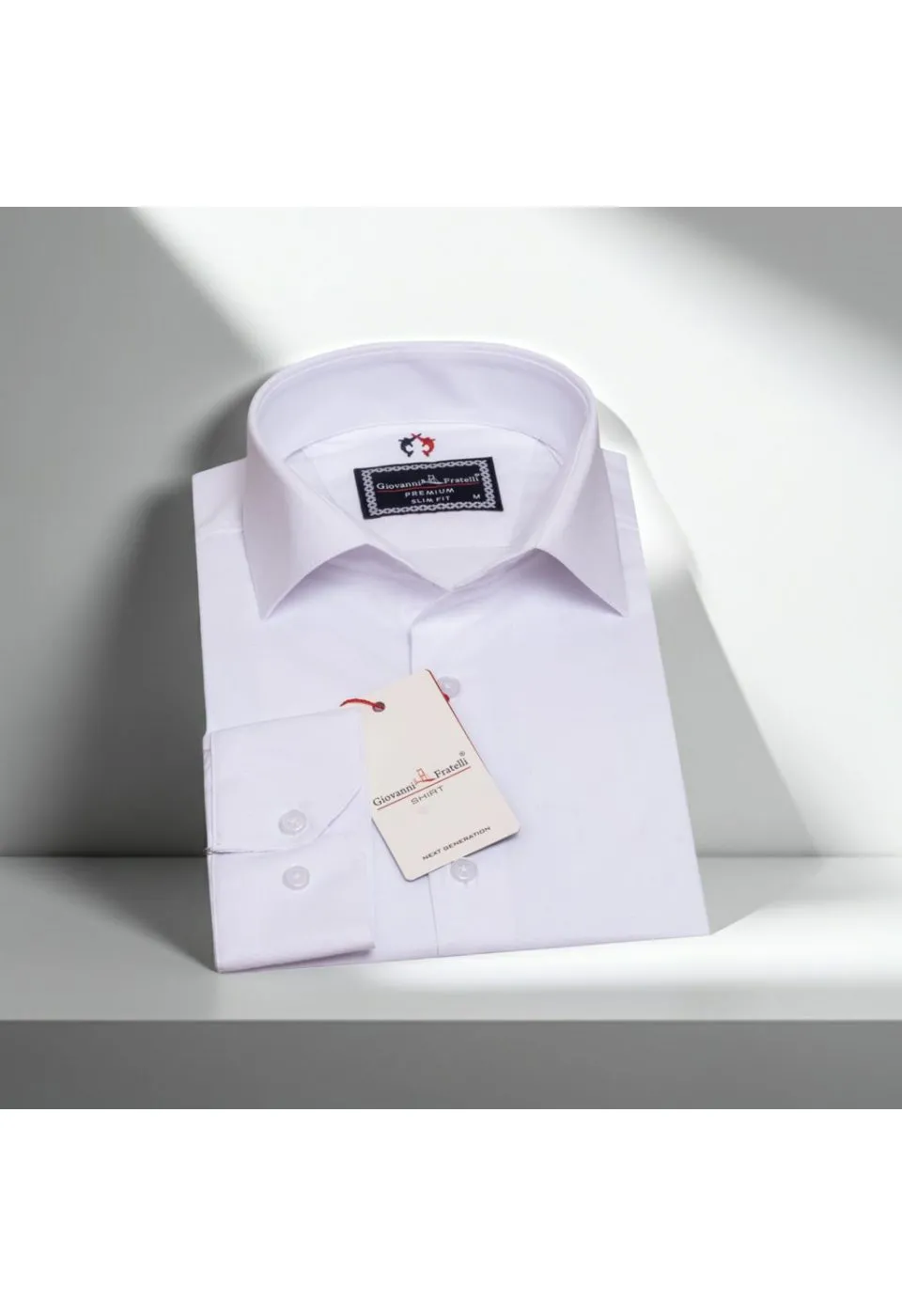Slim Fit Uzun Kol Düz Renk Oxford Erkek Gömlek 3GMK321171001 - Giovanni Fratelli