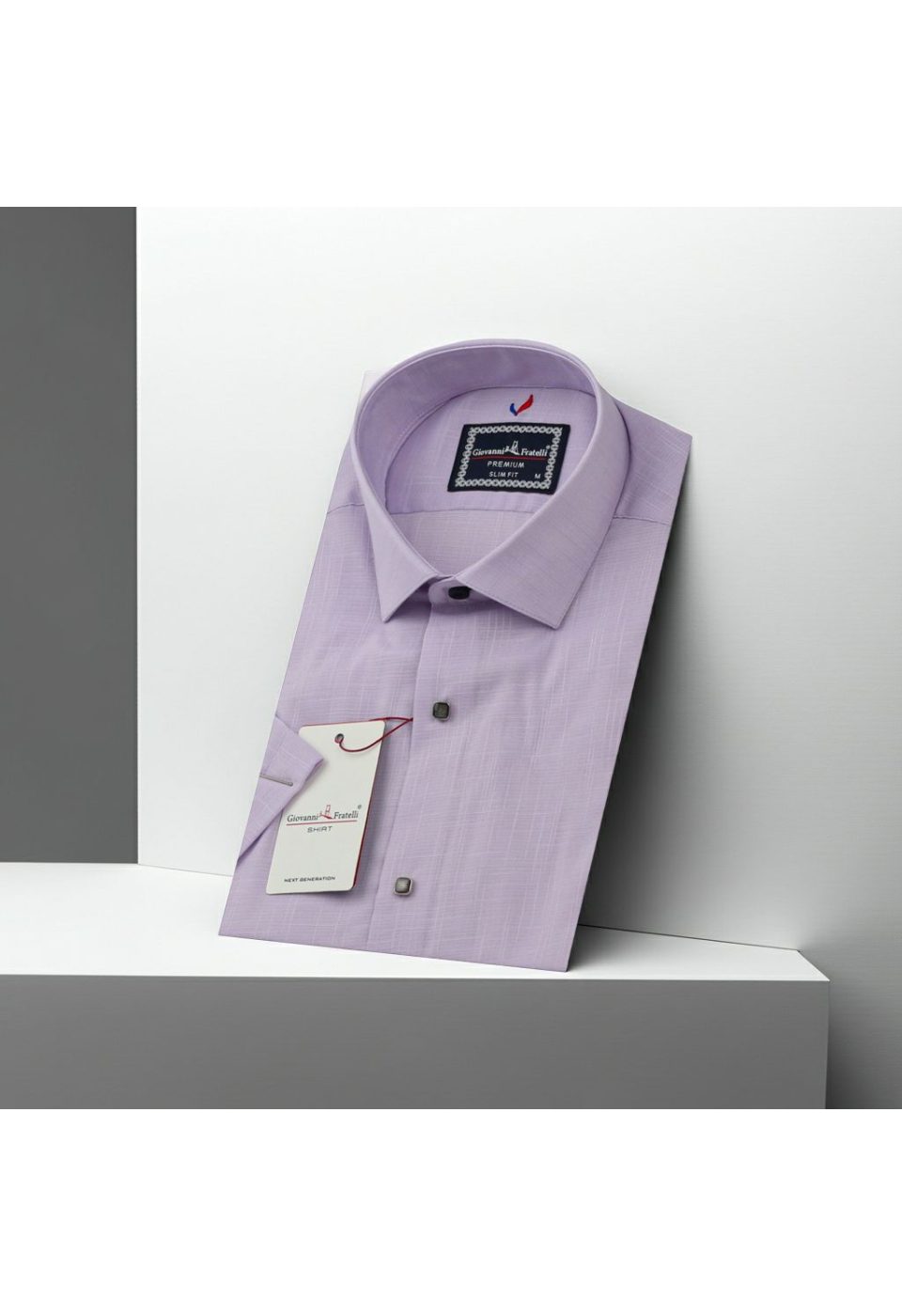 Slim Fit Kısa Kol Düz Renk Erkek Gömlek 3GMK311171006 - Giovanni Fratelli