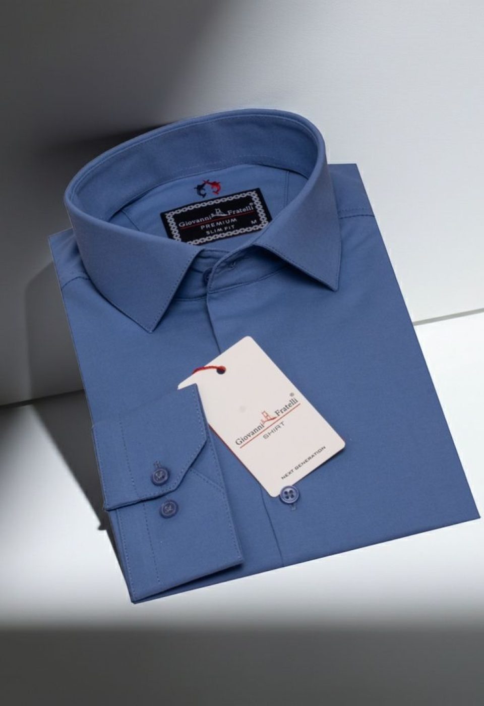 Slim Fit Uzun Kol Düz Renk Oxford Erkek Gömlek 3GMK321171004