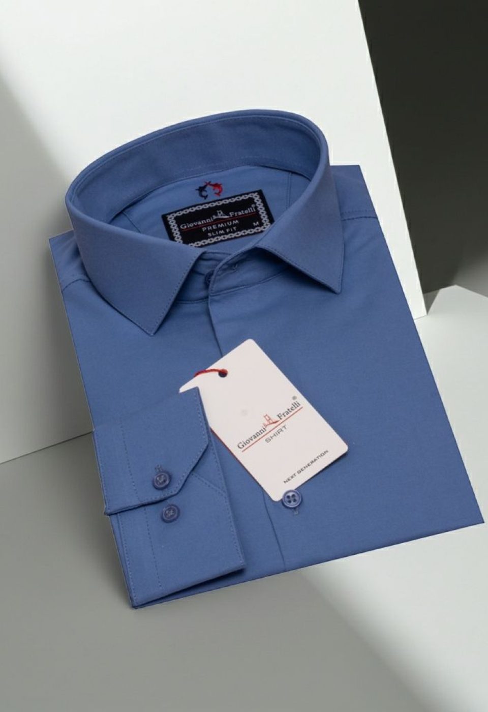 1171 CR OXFORD 004 Slim Fit Uzun Kol Düz Renk Oxford Erkek Gömlek 3GMK321171004 - Giovanni Fratelli